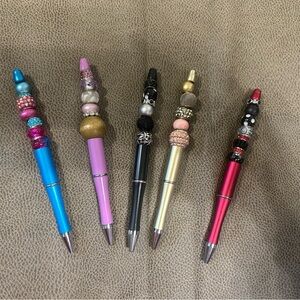Colorful Beaded Pens Set